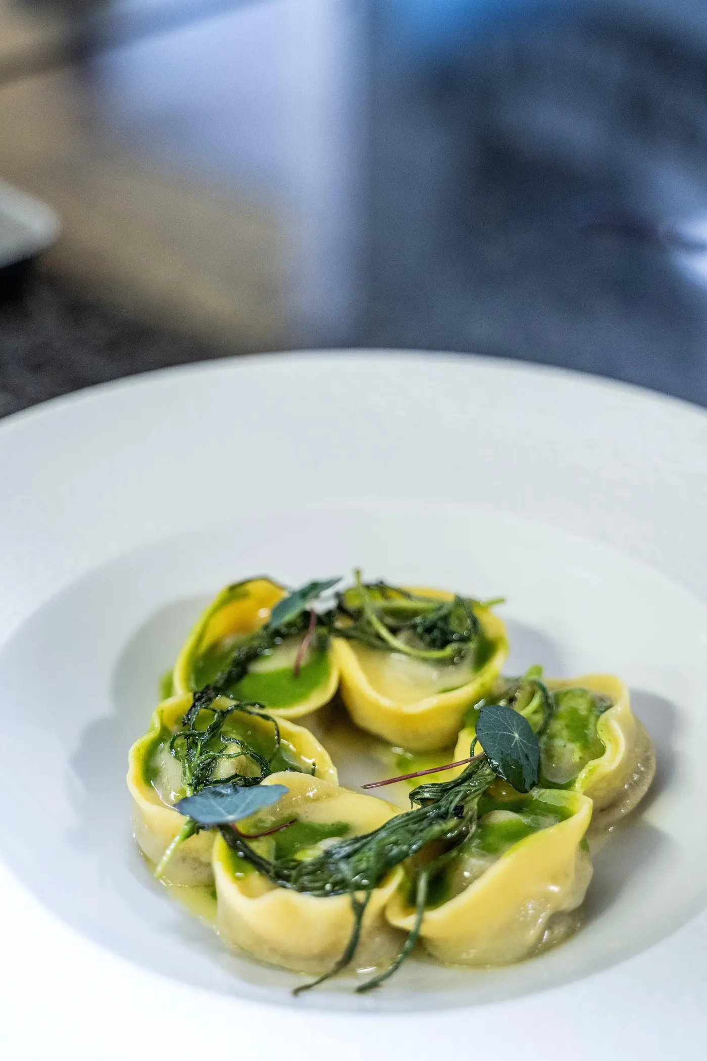 Piatto di tortelli fatti in casa dell'Agriturismo La Stala